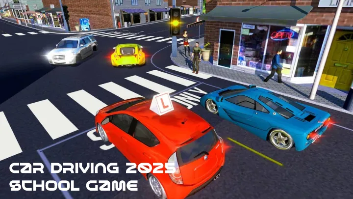 Car Driving 2025 : School Game is an immersive driving simulation game that challenges players to navigate realistic school environments, complete missions, and master driving skills