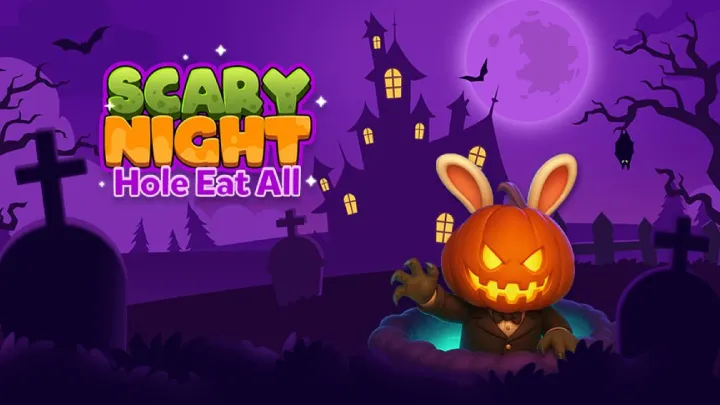Scary Night: Hole Eat All is a thrilling and unique action game where players control a growing hole that consumes everything in its path