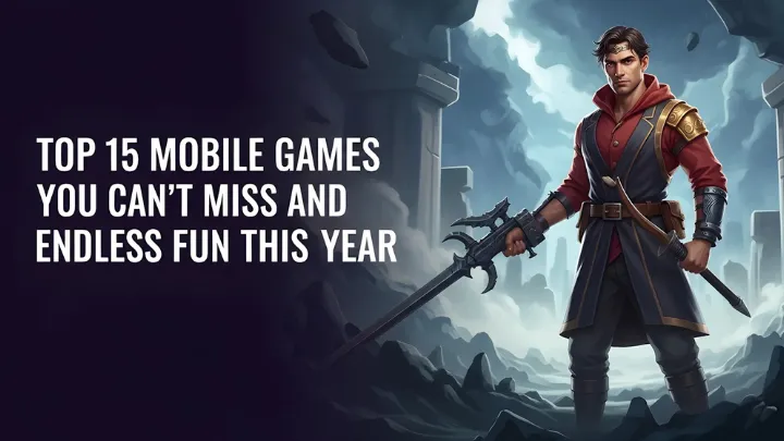 Top 15 Mobile Games You Can’t Miss for Endless Fun This Year