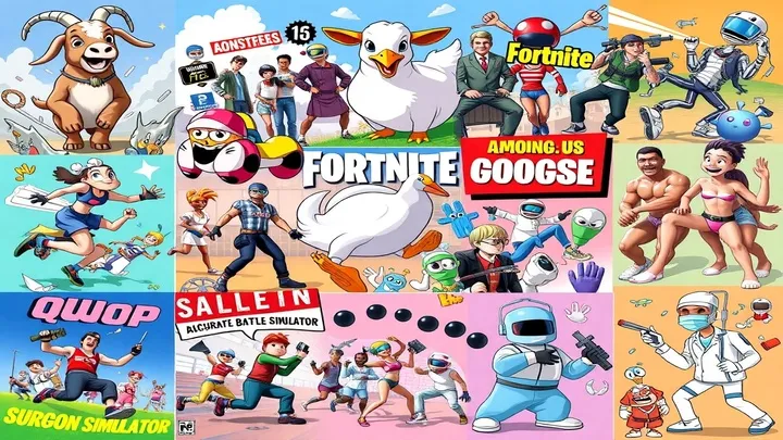 Top 9 Games That Feel Like Internet Memes in Motion